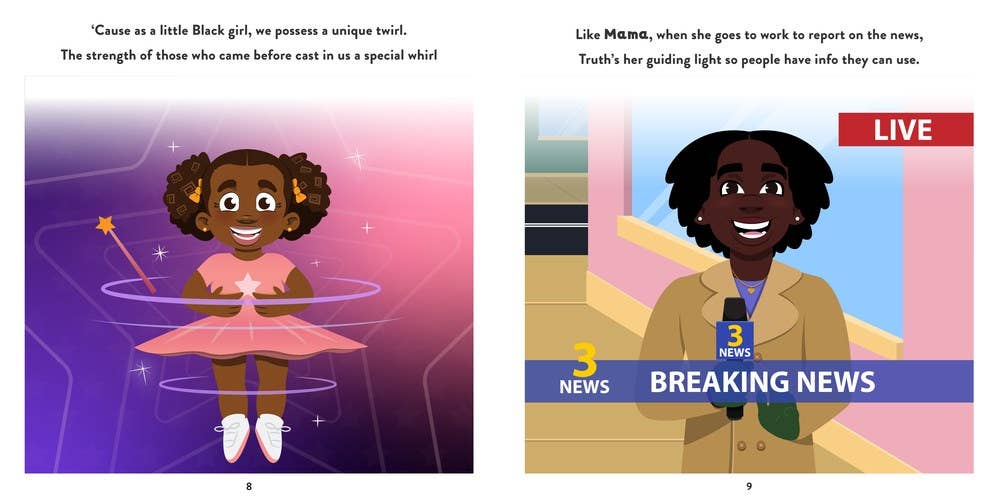 Twirl of Being a Little Black Girl