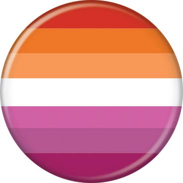 Lesbian Flag Button