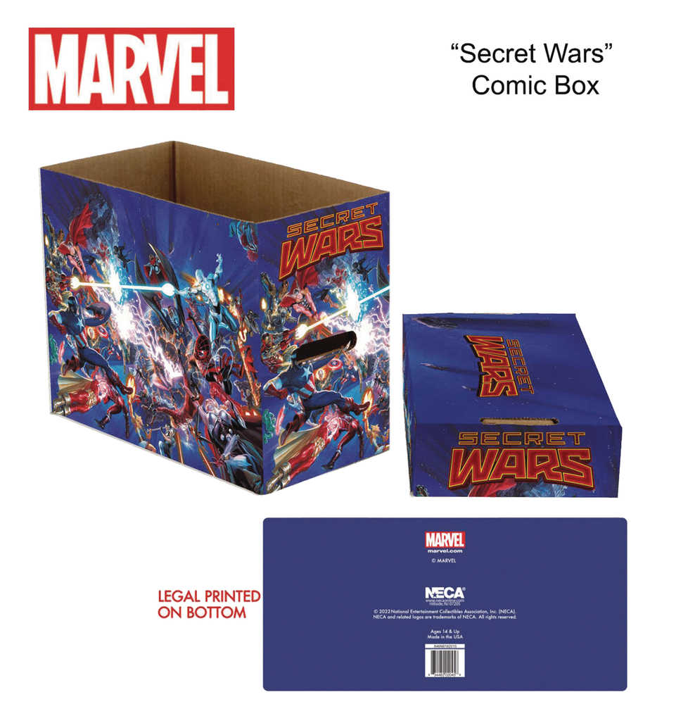 Marvel Secret Wars Short Comic Storage Box