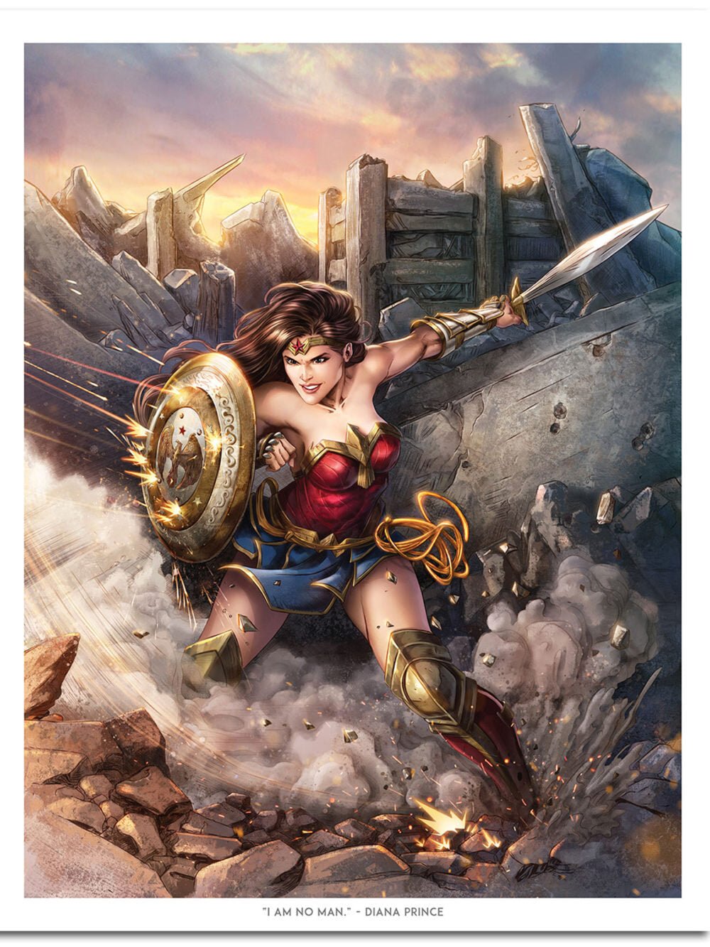 DC UNIVERSE WONDER WOMAN | 16" x 20" ART PRINT POSTER