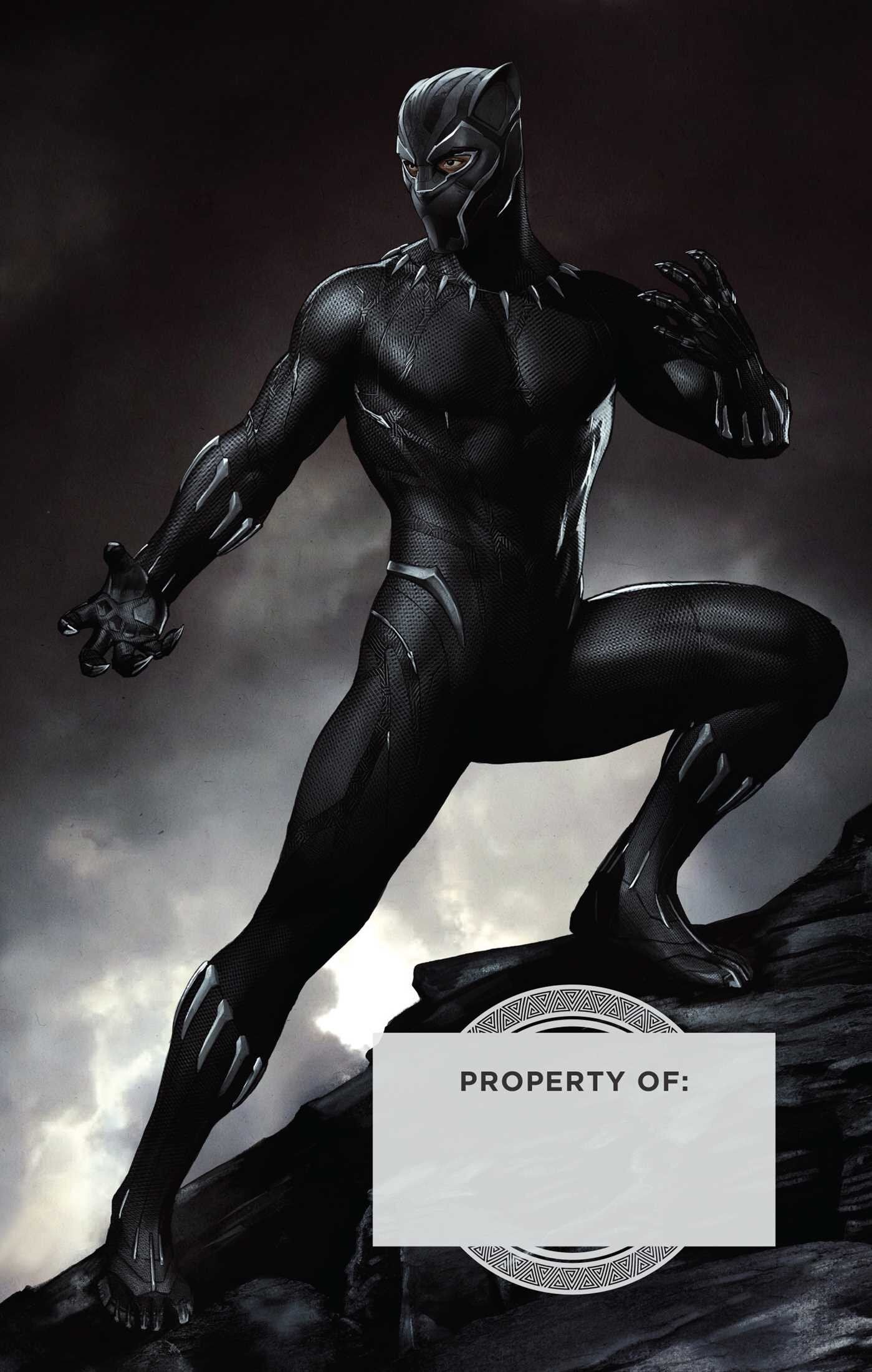 MARVEL'S BLACK PANTHER HARDCOVER LINE RULED NOTEBOOK