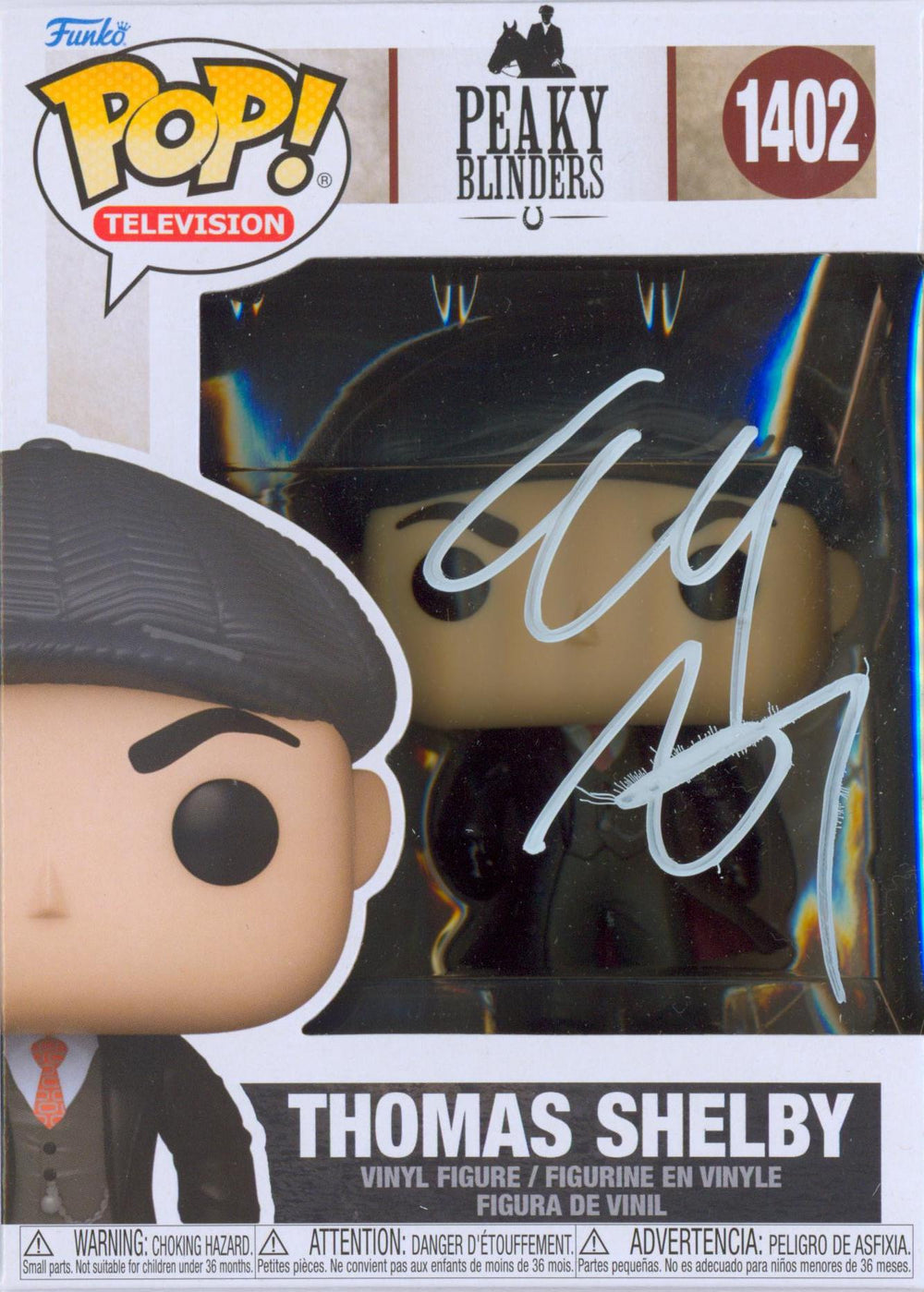 POP Collectibles Cillian Murphy signed Peaky Blinders / Thomas Shelby 1402