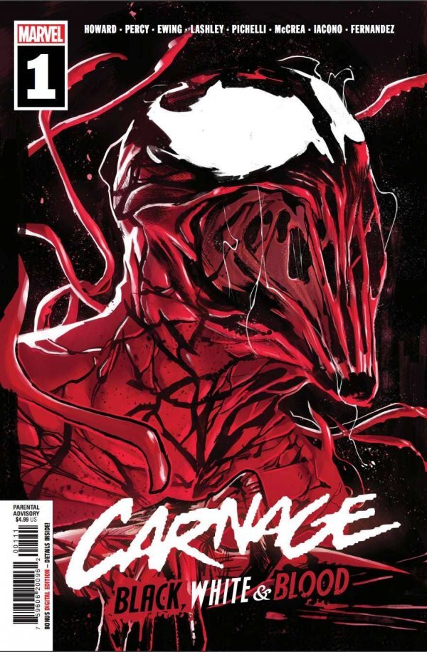 CARNAGE BLACK WHITE AND BLOOD #1