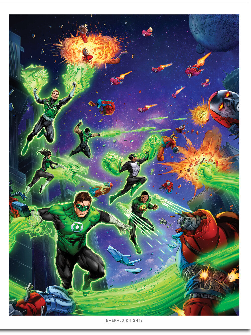 DC UNIVERSE GREEN LANTERN CORPS | 16" x 20" ART PRINT POSTER
