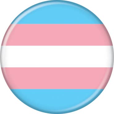 Transgender Flag Button
