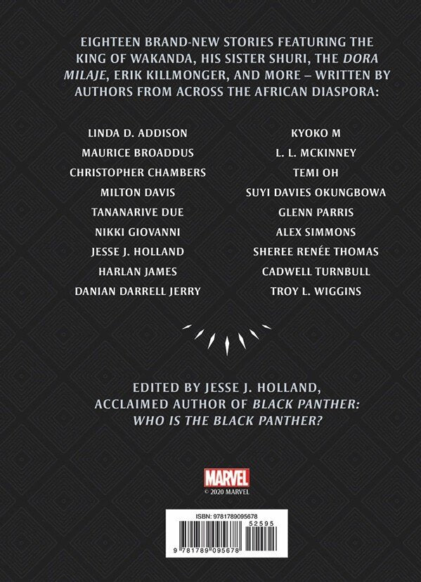 BLACK PANTHER : TALES OF WAKANDA ANTHOLOGY NOVEL