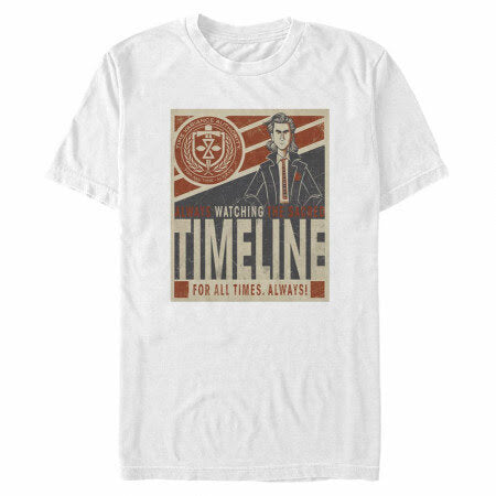 LOKI TVA TIME VARIANCE AUTHORITY ALWAYS WATCHING T-SHIRT