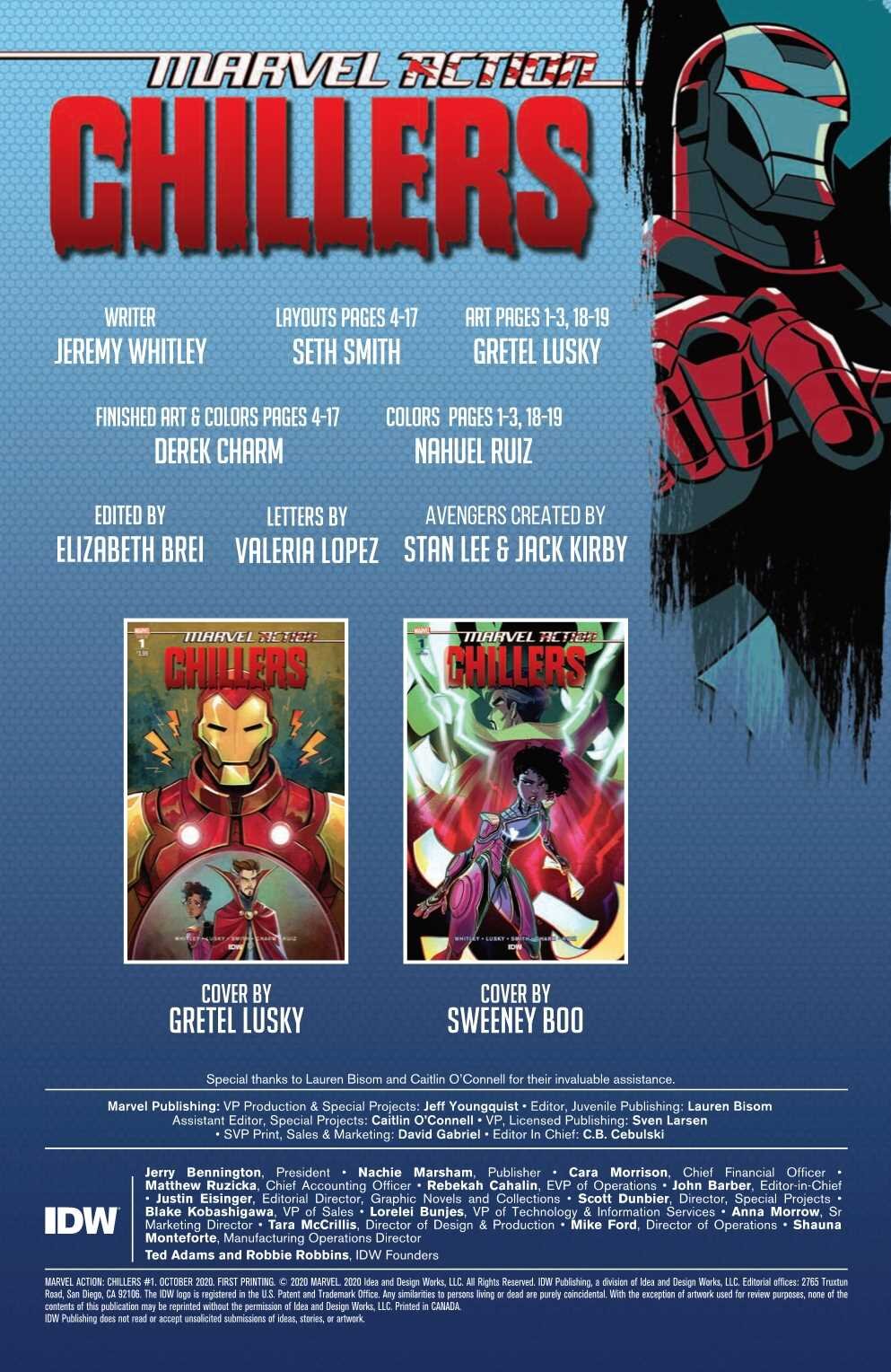 MARVEL ACTION CHILLERS #1  (OF 4)