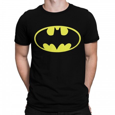 CLASSIC BATMAN SYMBOL TEE | BLACK - UNISEX