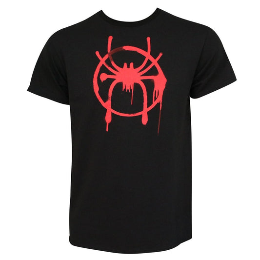 SPIDER-MAN INTO THE SPIDER-VERSE LOGO TEE | BLACK - UNISEX