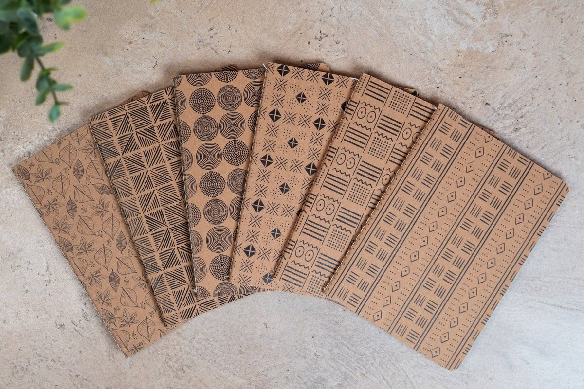 African Print Pocket Notebook - Eyes