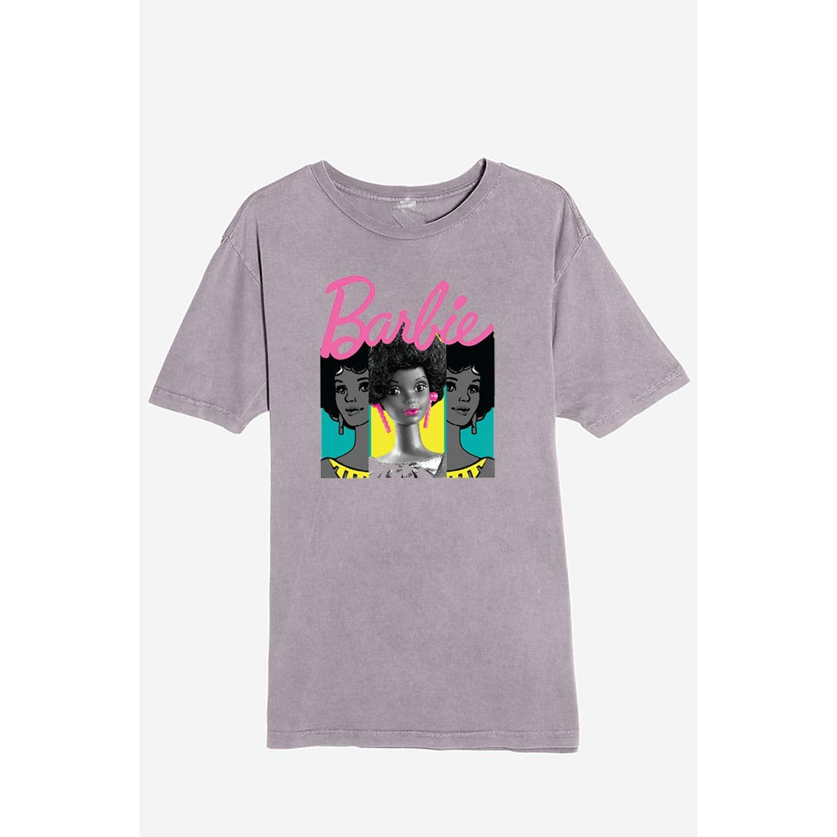 WOMEN GRAPHIC MINERTAL WASHED TEE