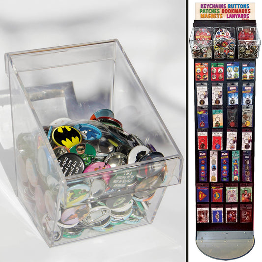 Button Bucket for Peg Display ZPEG2SPIN