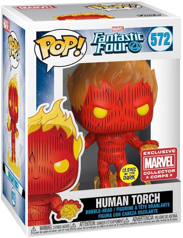 FUNKO POP!  Fantastic Four - Human Torch #572