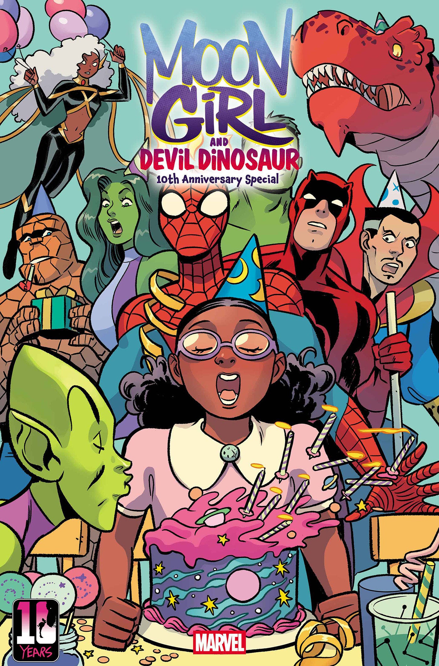 Moon Girl & Devil Dinosaur 10 Th Anniversary Special #1 Natacha Bustos Variant