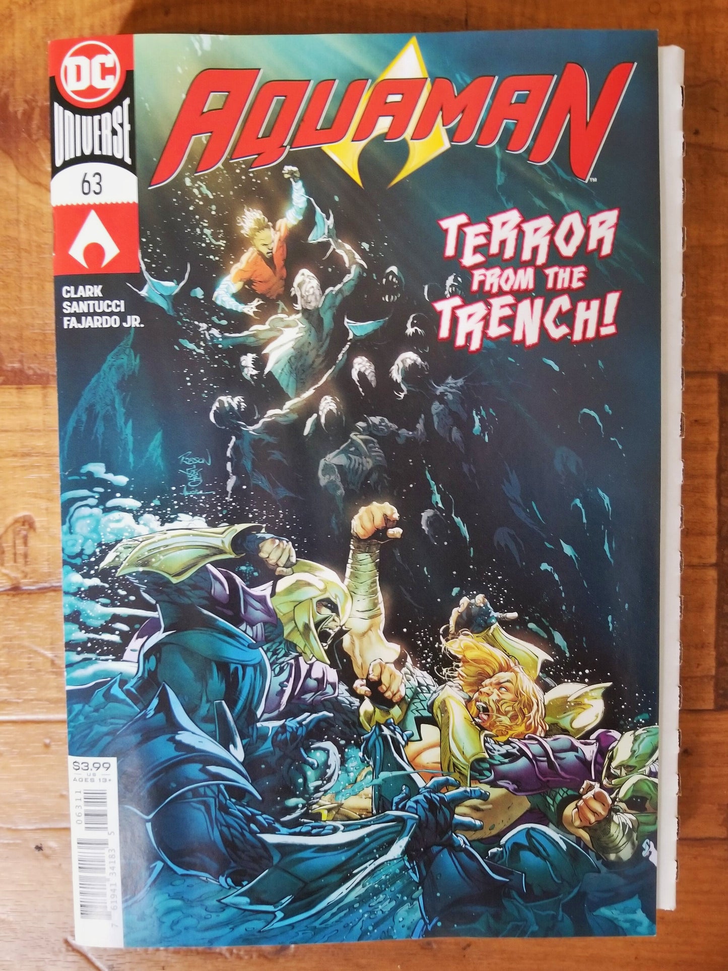 AQUAMAN #63  TERROR FROM THE TRENCH !
