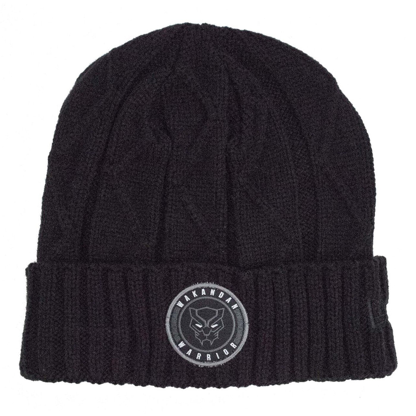 BLACK PANTHER  VIBRANIUM WEAVE WAKANDA WARRIOR UNISEX KNIT BEANIE
