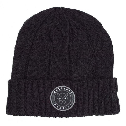 BLACK PANTHER  VIBRANIUM WEAVE WAKANDA WARRIOR UNISEX KNIT BEANIE