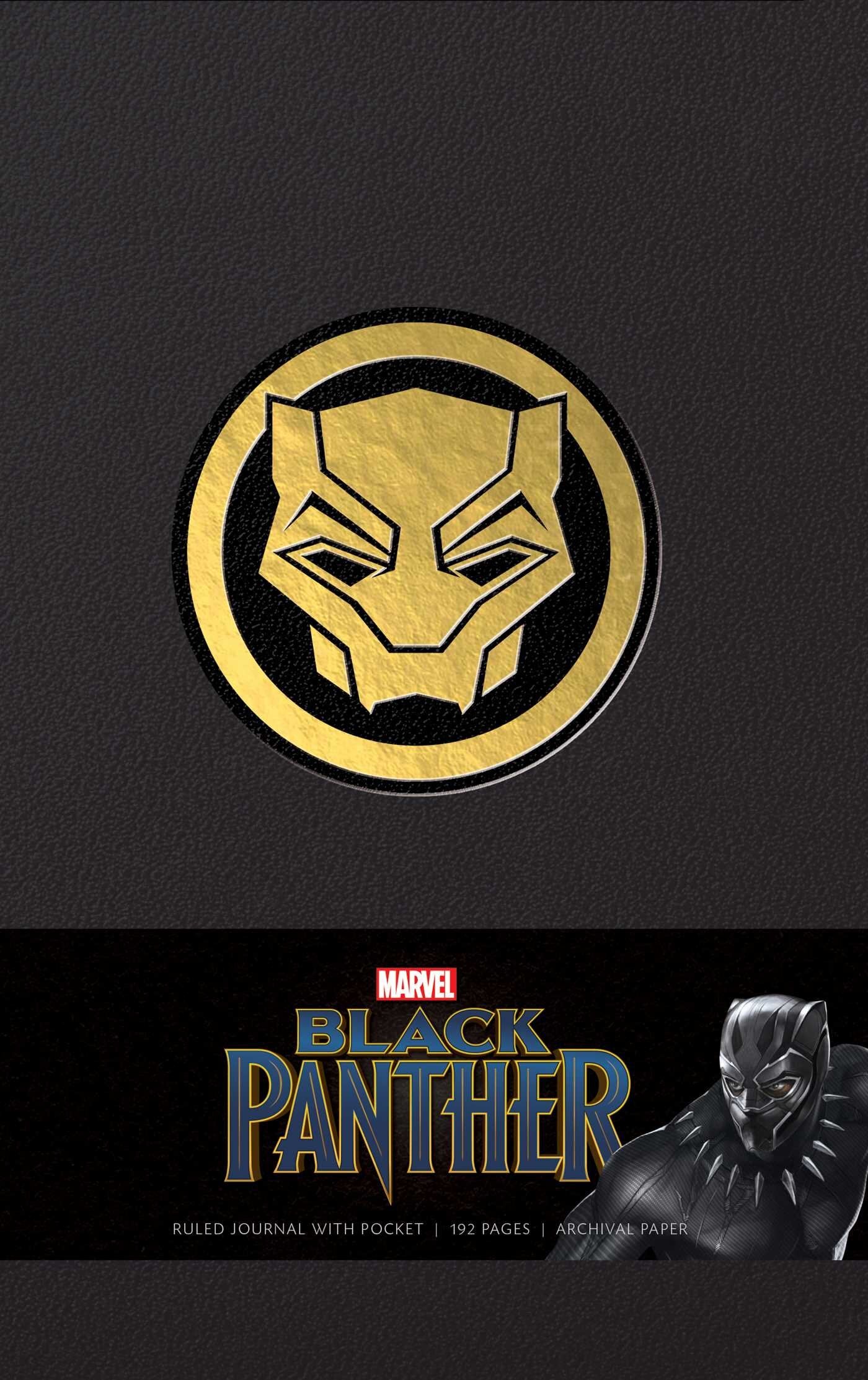 MARVEL'S  BLACK PANTHER HARDCOVER LINE RULED NOTEBOOK