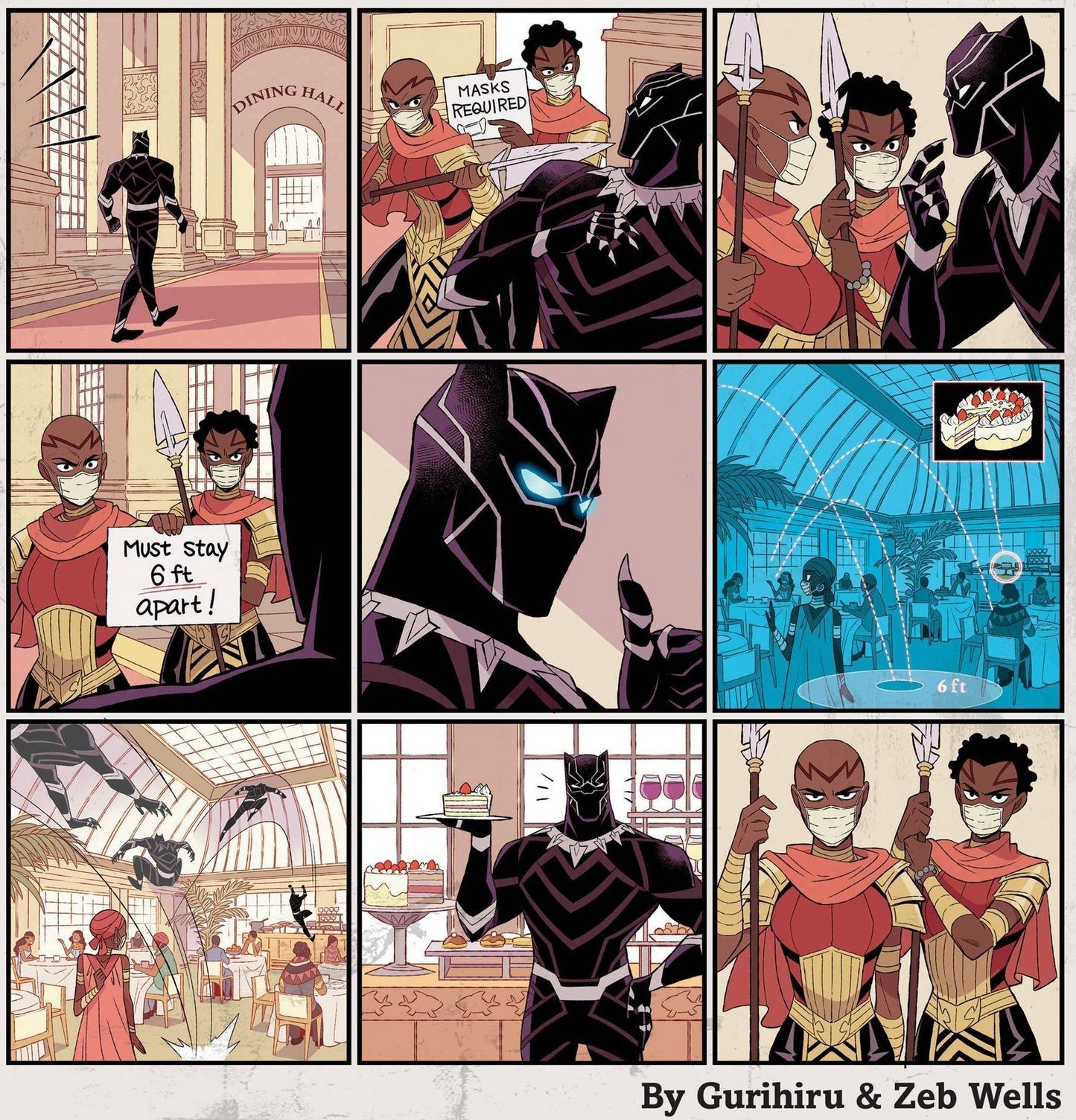 MARVEL'S HEROES AT HOME MINI TRADE PAPERACK