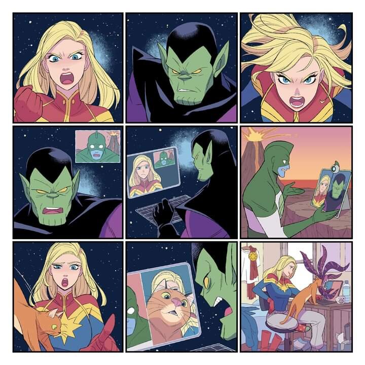 MARVEL'S HEROES AT HOME MINI TRADE PAPERACK