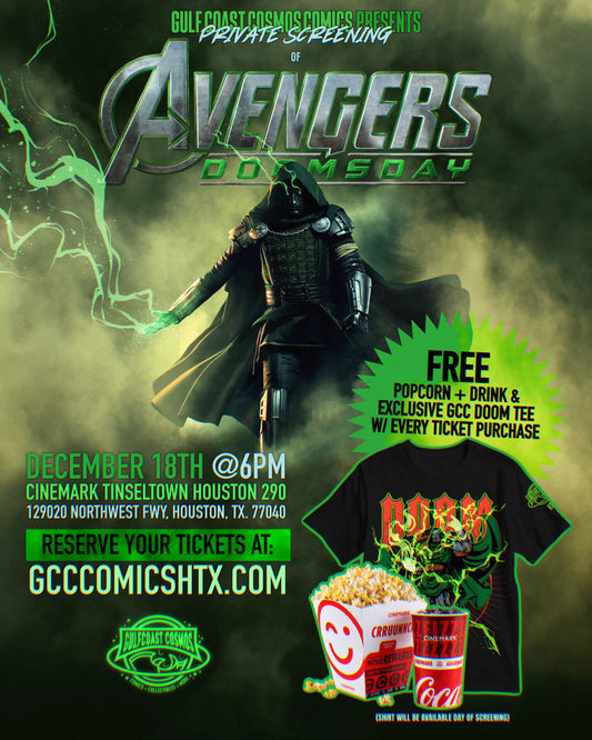 Avengers: Doomsday @ Cinemark Tinsletown Private Screening w/GCC (+Free Popcorn, Drink & T-Shirt)