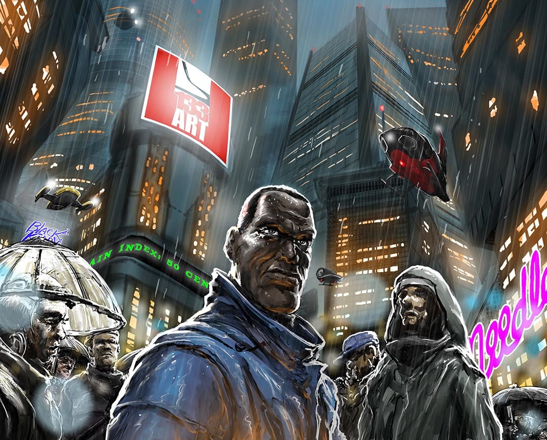 INFINITUM AFROFUTURIST TALE   GRAPHIC  NOVEL