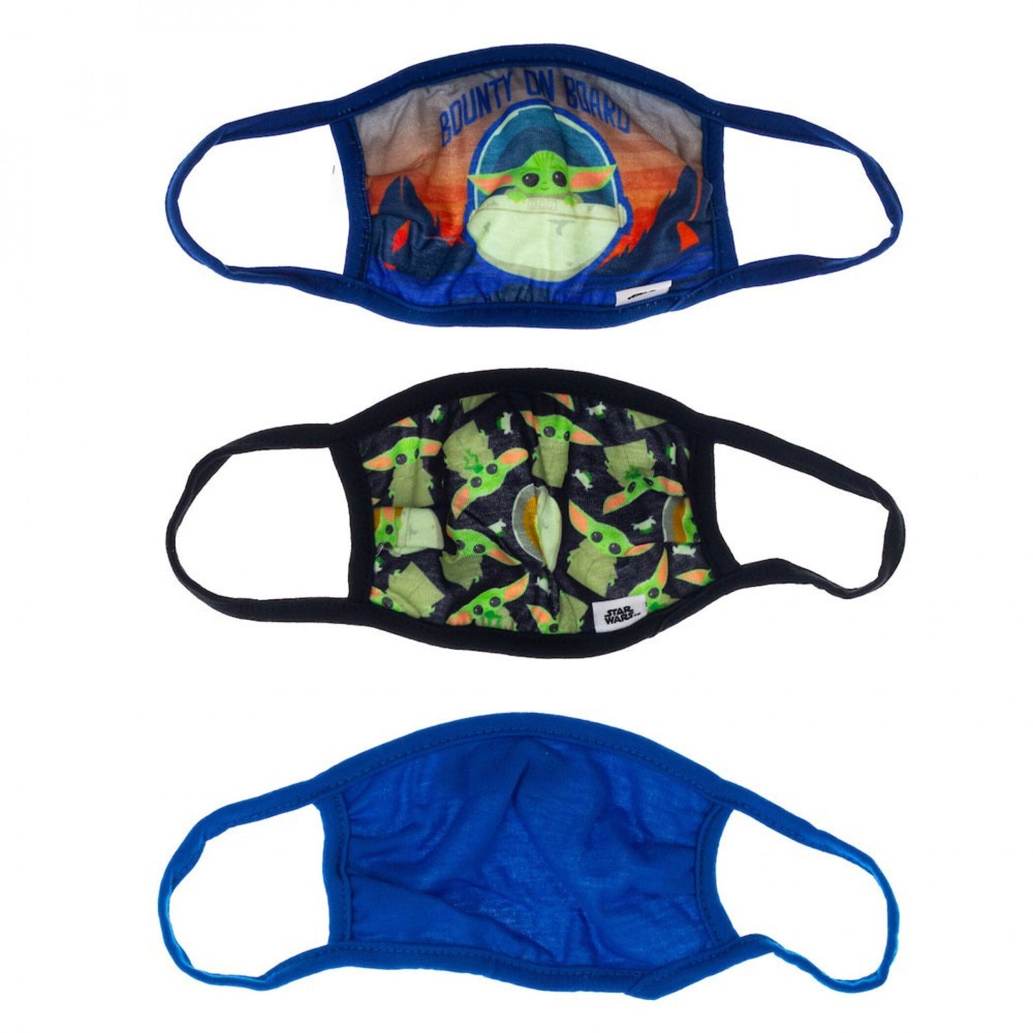 KIDS STAR WARS MANDALORIAN 3-PACK  FACE MASKS