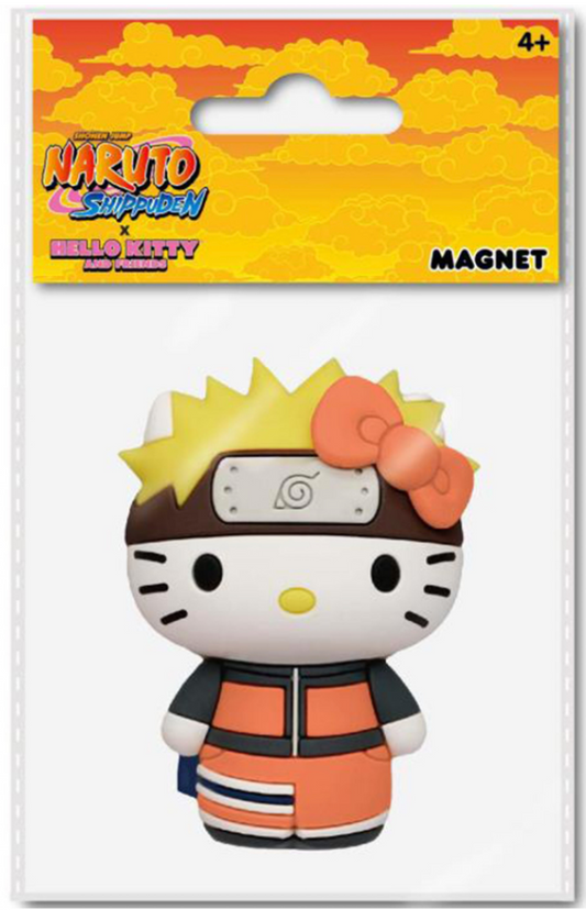 UZUMAKI NARUTO X HELLO KITTY 3D FOAM MAGNET