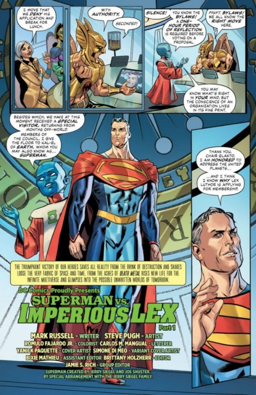 FUTURE STATE: SUPERMAN VS. IMPERIOUS LEX  #1 (OF 3)