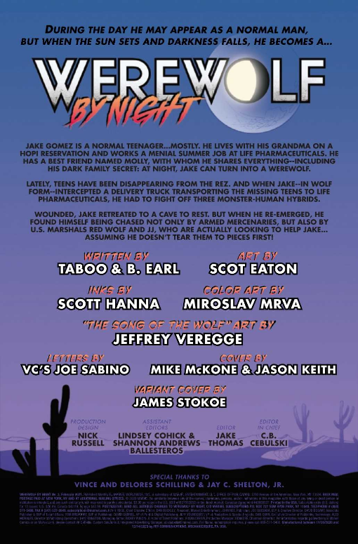 WEREWOLF BY NIGHT #3 (OF 4)  + DIGITAL BONUS EDITION