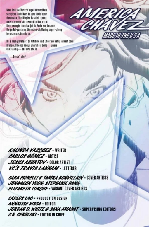 AMERICA CHAVEZ MADE IN USA #1 (OF 5)  + BONUS DIGITAL EDITION