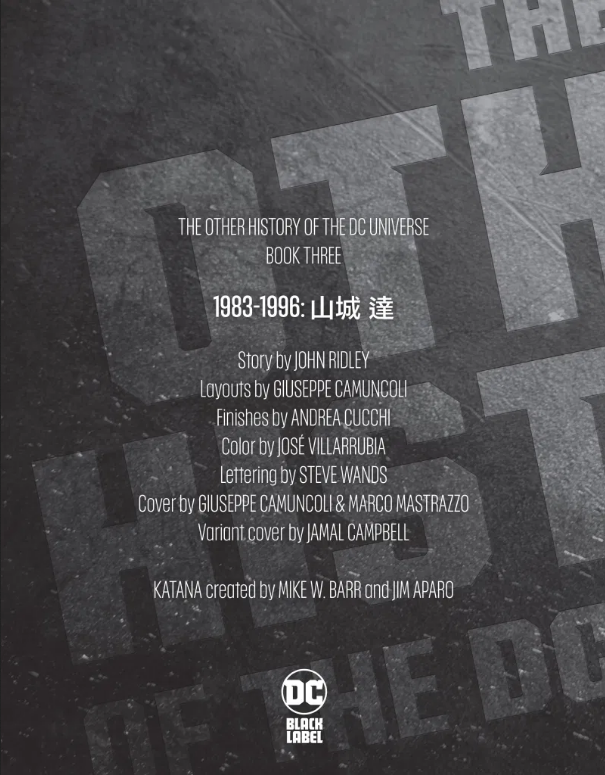 THE OTHER HISTORY OF THE DC UNIVERSE #3