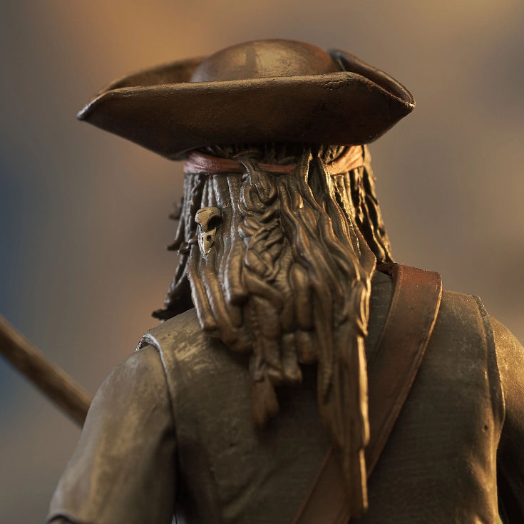 DISNEY PIRATES OF THE CARIBBEAN JACK SPARROW DELUXE ACTION FIGURE