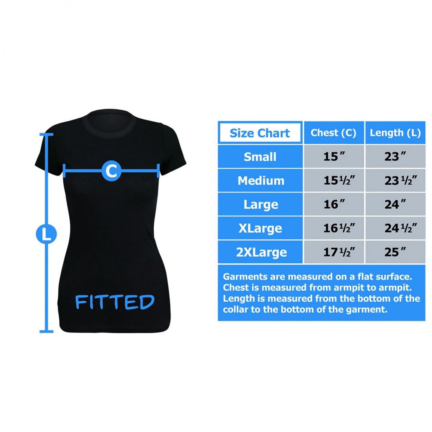 WONDER WOMAN DISTRESSED LOGO TEE  (WOMEN'S)