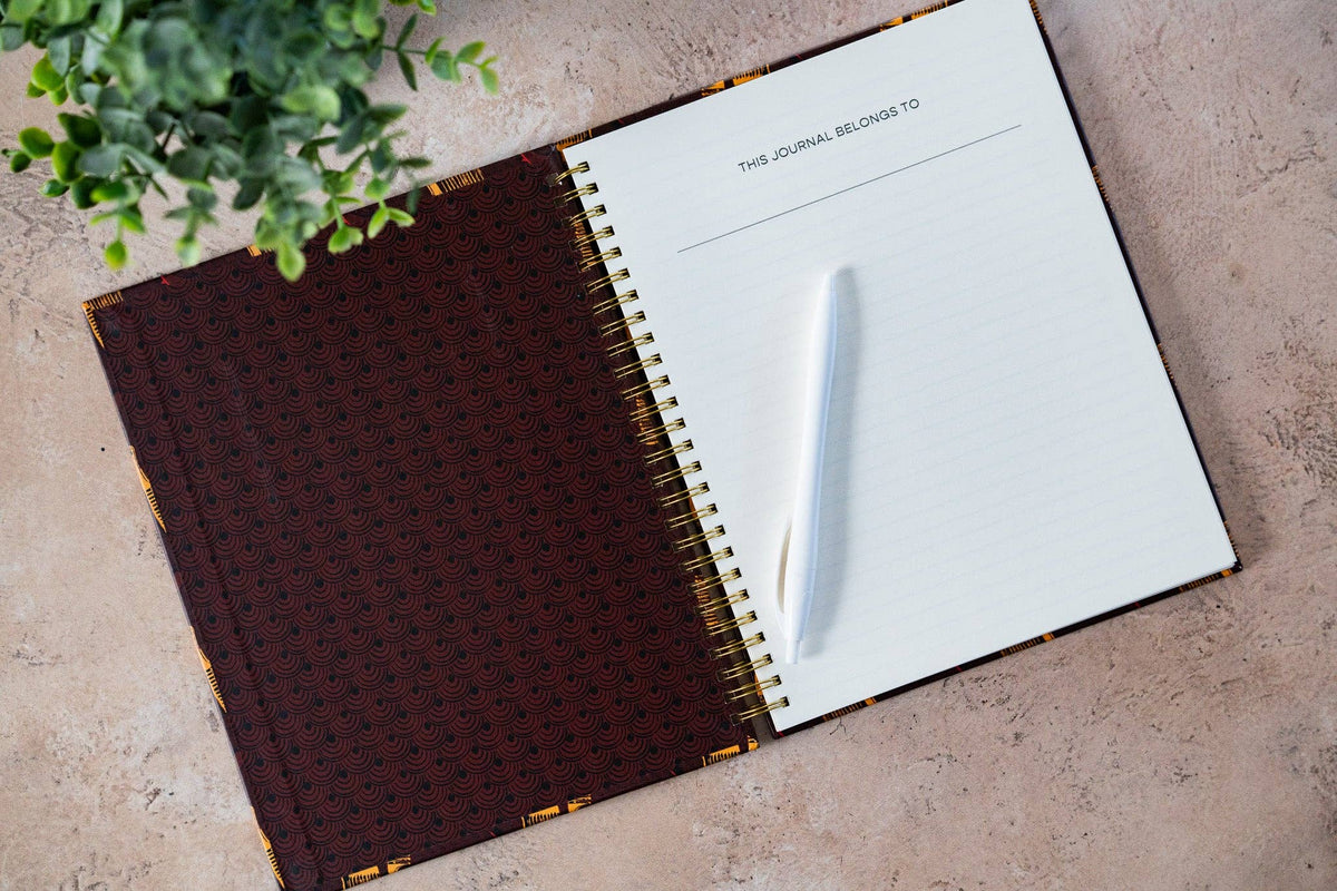 Hair Tools B5 Hardcover Spiral Notebook
