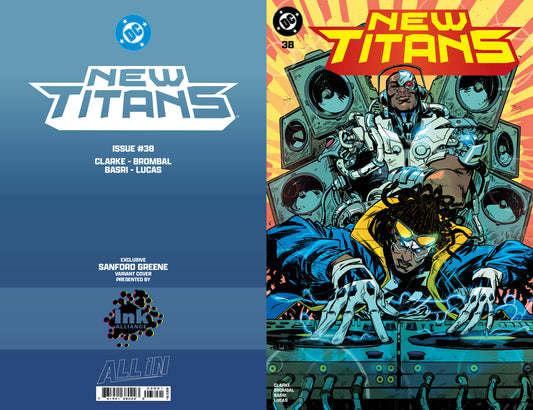 NEW TITANS #38 Sanford Greene  x Ink Alliance Variant
